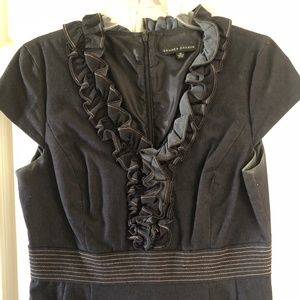 Dark denim business dress